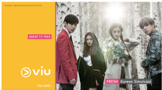 Viu Korean simulcast digital banner