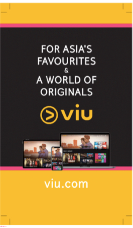 Viu vertical campaign panel: for Asia's favourites and a world of originals